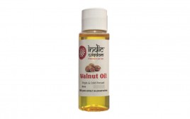 Indic Wisdom Walnut Oil Virgin & Cold Pressed  Plastic Bottle  30 millilitre